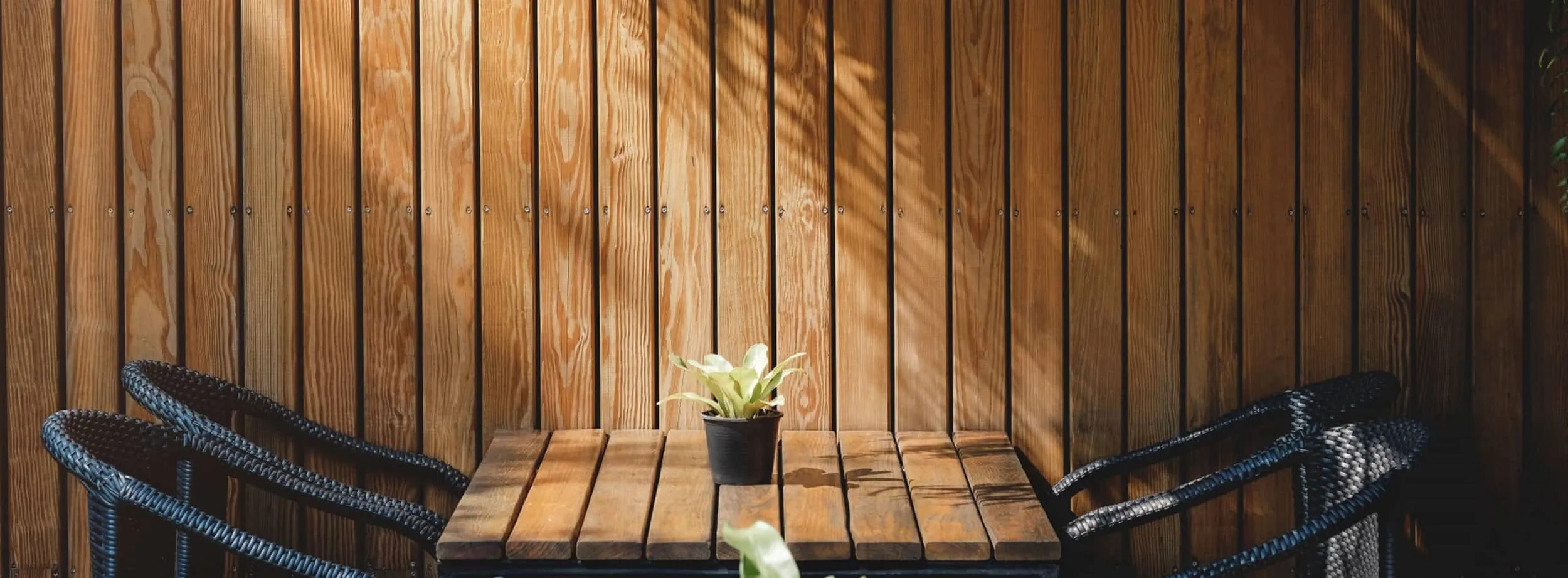 wooden table